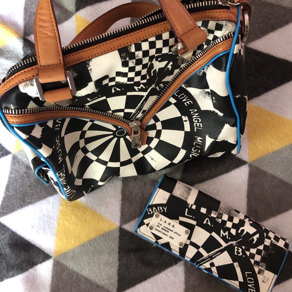 L.A.M.B wallet and handbag